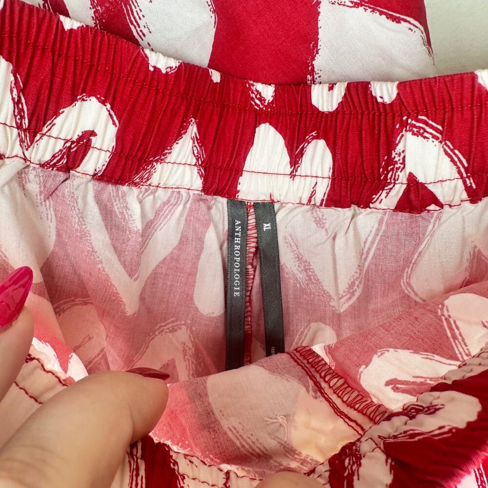 NWT by Anthropologie The Wren Two Piece Heart and Striped Print Boxer Shorts XL - Picture 15 of 16